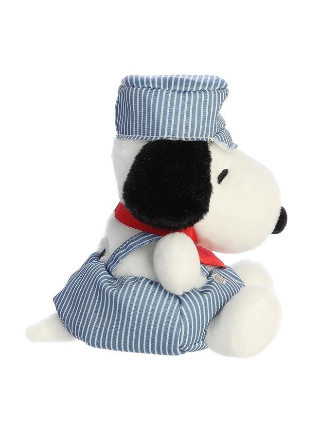 Aurora® Adorable Peanuts® Palm Pals™ Train Engineer Snoopy™ Stuffed Animal - Officially Licensed Toys for All Snoopy Fans - Nostalgic Gift for Adults and Birthday Celebrations - Blue 5 Inches - Image 3