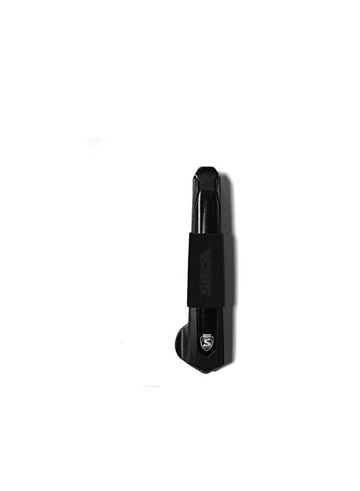 SILCA Tire Levers Premio | Set of Two | Forged Aluminum Minimalist Lever with co-Molded Non Marking Nylon Rim Protection | Bicycle Tire Levers - Image 4