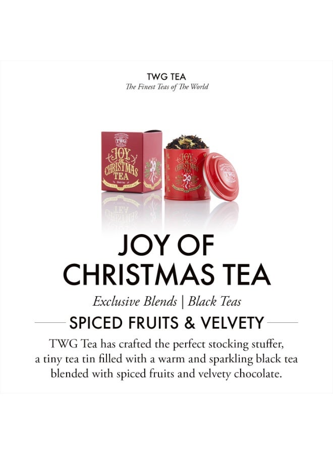 TWG Tea Joy of Christmas Tea, Loose Leaf Black Tea in Mini Haute Couture Tea Tin, 20g - Image 2