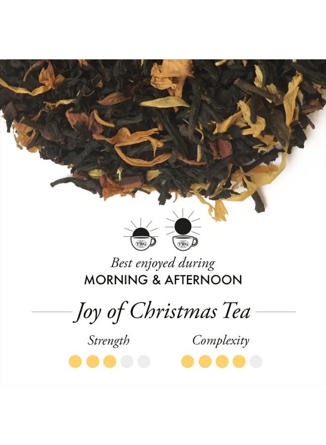 TWG Tea Joy of Christmas Tea, Loose Leaf Black Tea in Mini Haute Couture Tea Tin, 20g - Image 3