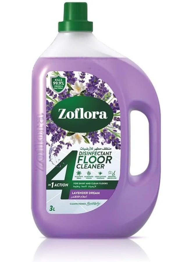 Zoflora Lavender Dream Diluted Disinfectant  Floor Cleaner– 3L - Image 1