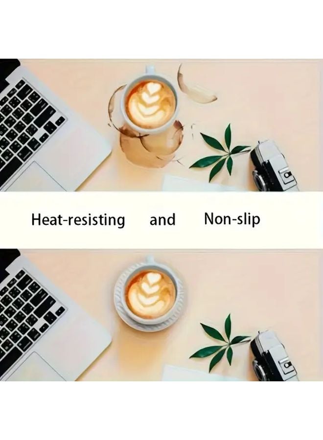 6pcs Blue Star Array Silicone Coasters Non Slip Thermal Insulation Table Protectors - Image 5