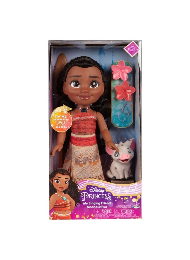 Disney Disney Princess My Singing Friend Moana Doll & Pua Figure  - Image 1