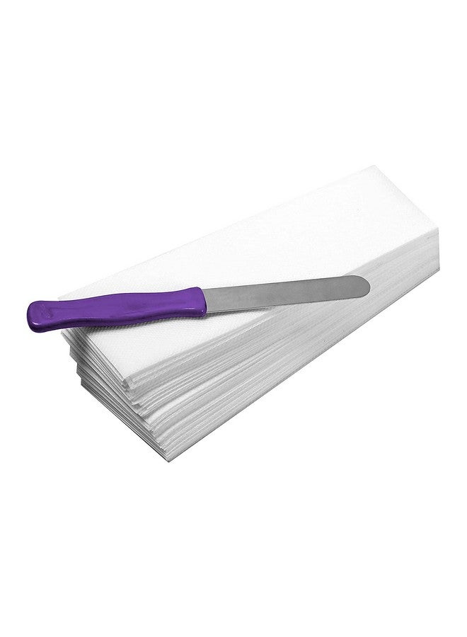 CUVLY® Waxing Kit Combo Wax Strips (70) + Wax Spatula Hair Remover Wax Strips Waxing Strips | WAX COMBO (WAX STRIPS) - Image 1