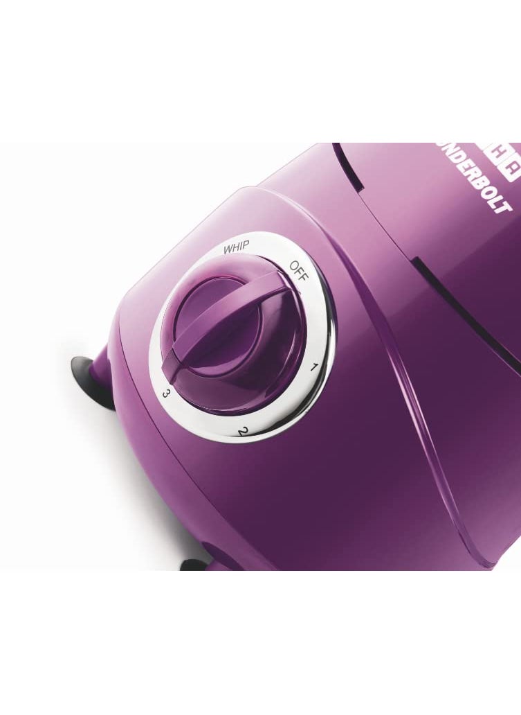 Usha - USHA Thunderbolt 800W with 3 Jars, 100% Copper Motor, 3 multi-purpose heavy gauge SS Jars with flow breakers, Metallic Finish, 5 Years Warranty on Motor (Lavender Sparkle) - Image 1