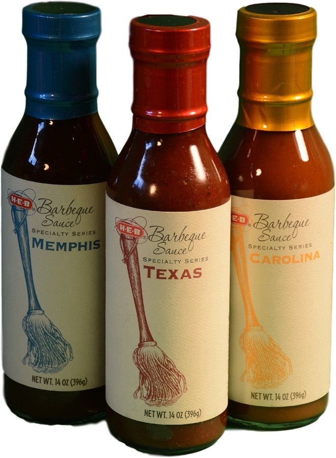 HEB Barbecue Sauce Set (Texas, Carolina, Memphis)