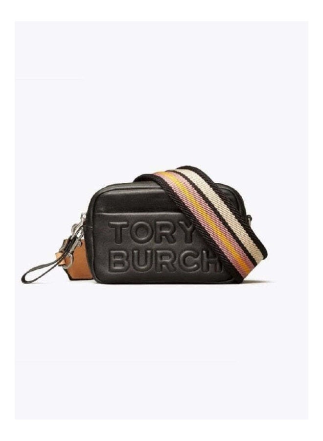 Tory Burch حقيبة بيري الصغيرة جلد كتف - Image 1
