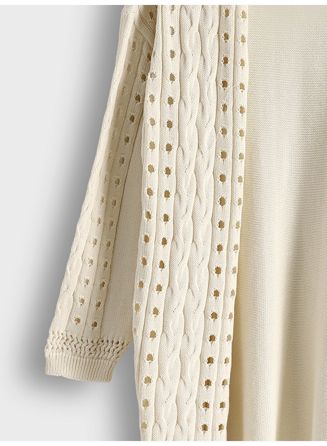 LC WAIKIKI Crew Neck Long Sleeve Women's Knitwear Sweater - Image 3