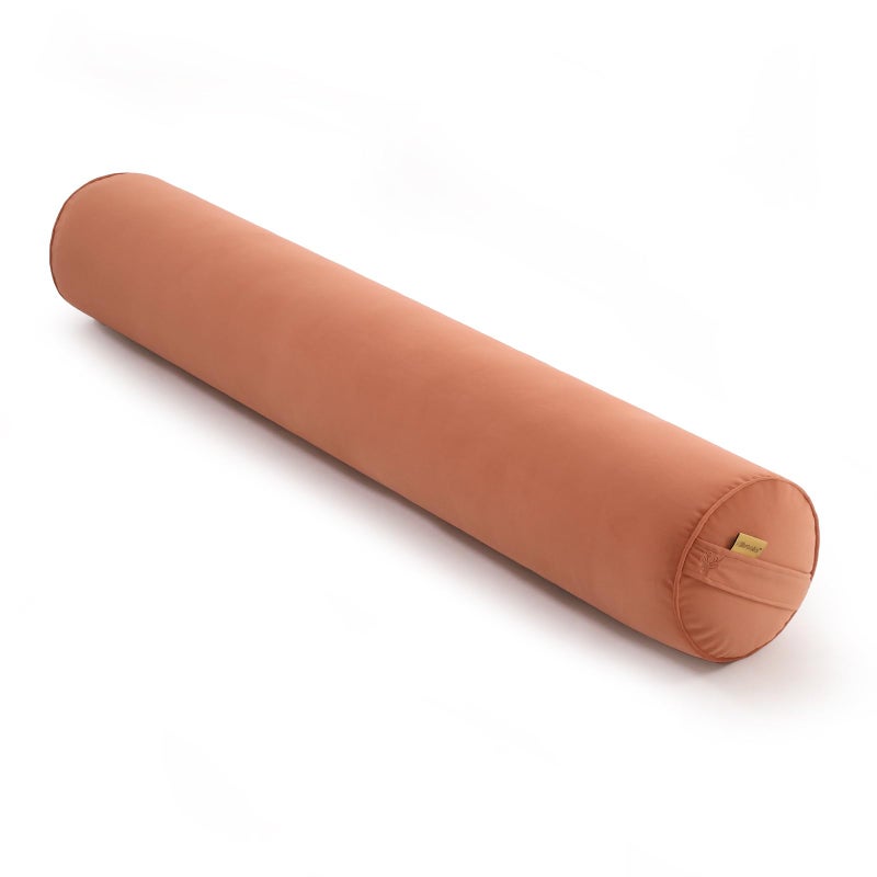 Ailuteie Cuddle Pillow - Body Pillow for Adults, Long Bolster Pillow for Bed, Soft & Supportive for Restful Sleep,47.24 x 7.87 Inches,Amber Orange - Image 1