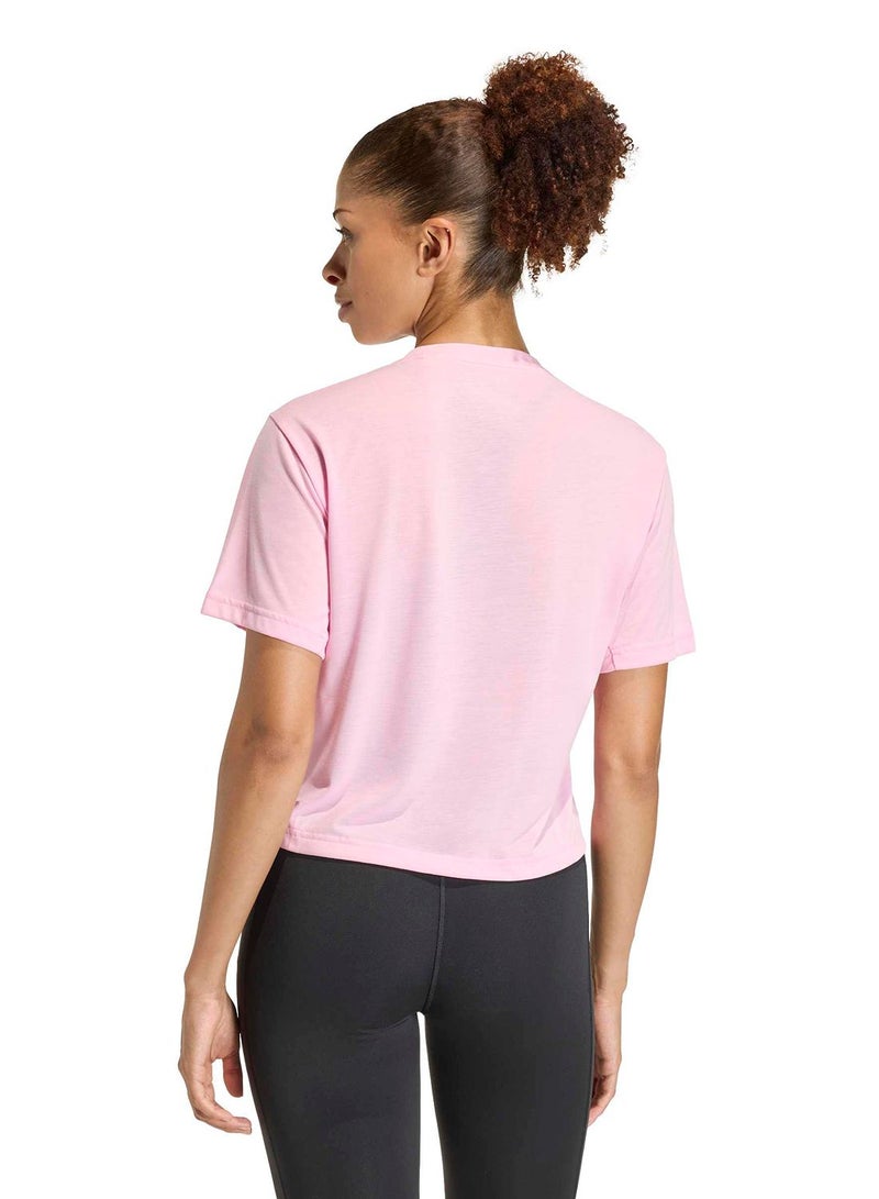 Adidas Train Essentials Big Logo Performance Training T-Shirt - Image 2
