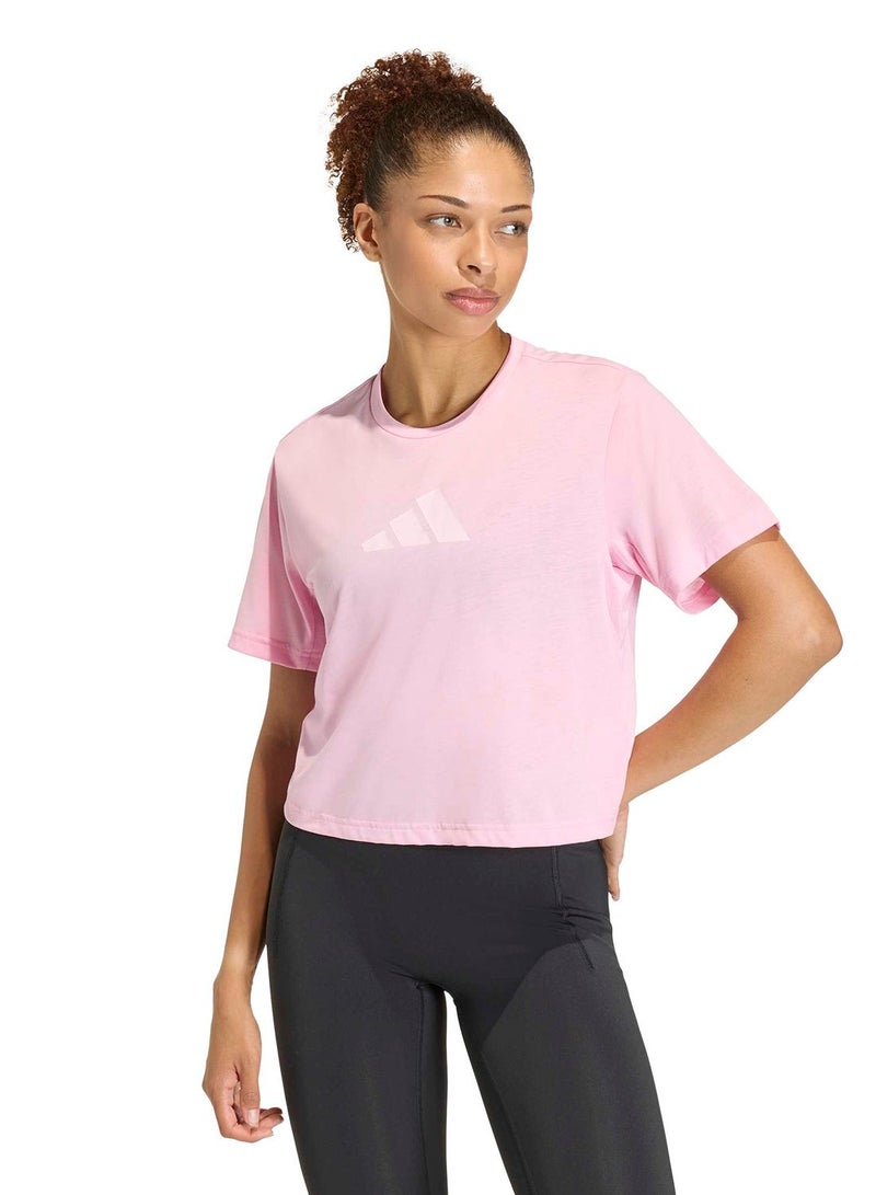 Adidas Train Essentials Big Logo Performance Training T-Shirt - Image 1