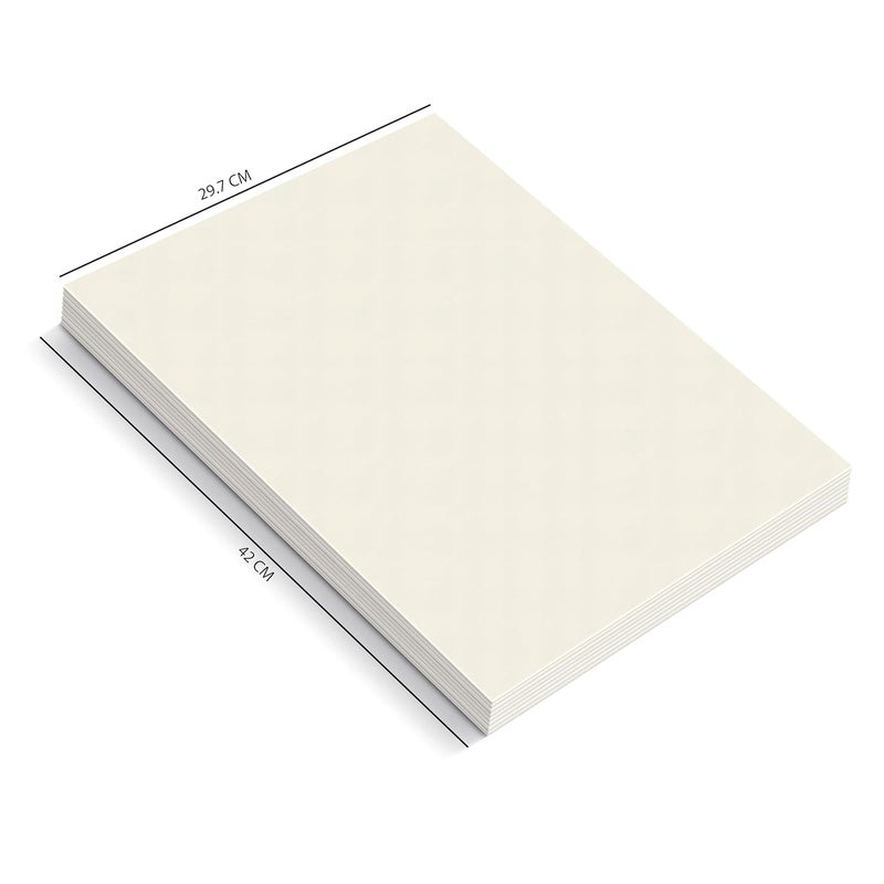 PAPERO A3 Loose Leaf Sketch Paper/Drawing Sheets | 140 GSM | 50 Sheets | Size (42 x 29.7 cm) | Ideal for Artists & Designers - Image 2