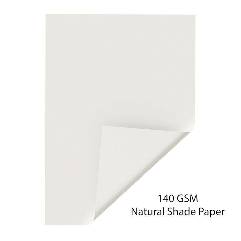 PAPERO A3 Loose Leaf Sketch Paper/Drawing Sheets | 140 GSM | 50 Sheets | Size (42 x 29.7 cm) | Ideal for Artists & Designers - Image 4