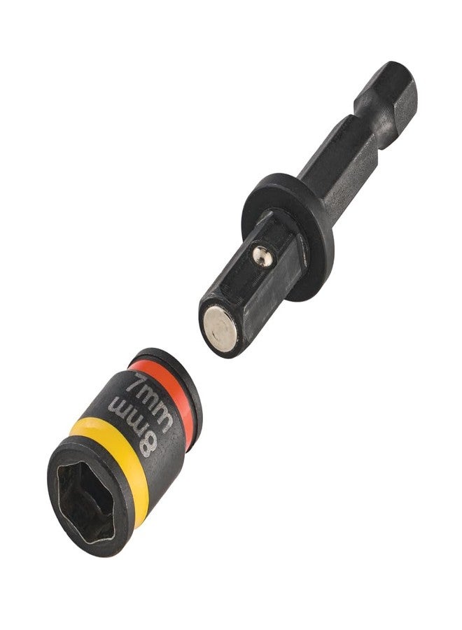 Malco MSHCM3 2 in. C-Rhex Cleanable, Reversable, Magnetic Hex Driver Metric 7 & 8 MM - Image 2