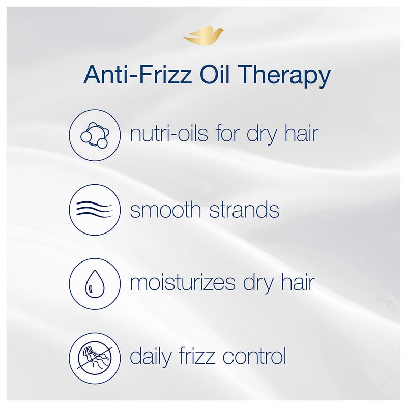 Dove Nutritive Solutions Dry Hair Conditioner for Frizzy, Unruly Hair Oil Therapy with Nutri-Oils Moisturizing Conditioner Formula for Smooth Hair 12 oz - Image 3
