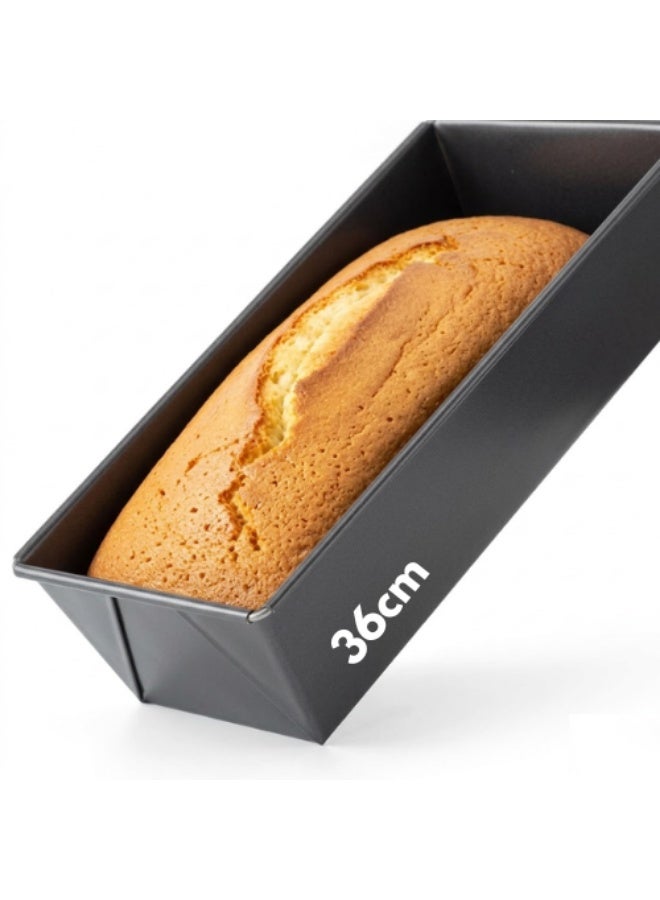 AMM Loaf Pan 36cm Non-Stick Bread Baking Pan – Heavy Duty Carbon Steel Rectangular Cake Mold, Large Bread Tin, Oven Bakeware Tray for Banana Bread, Cake & Meatloaf – Easy Release & Durable - Image 1