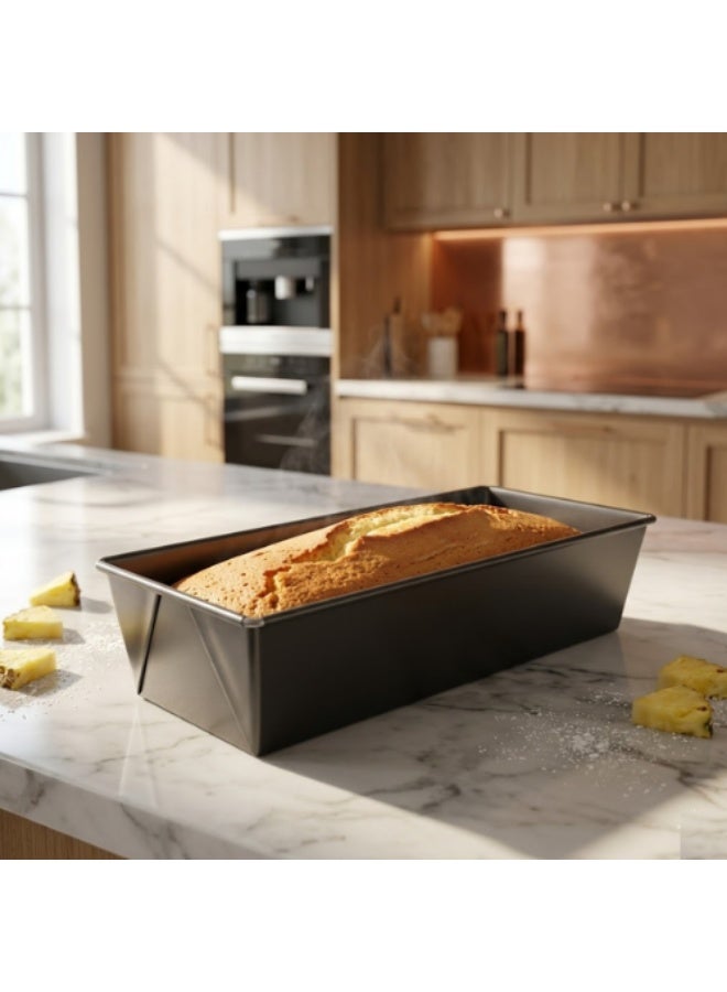 AMM Loaf Pan 36cm Non-Stick Bread Baking Pan – Heavy Duty Carbon Steel Rectangular Cake Mold, Large Bread Tin, Oven Bakeware Tray for Banana Bread, Cake & Meatloaf – Easy Release & Durable - Image 5
