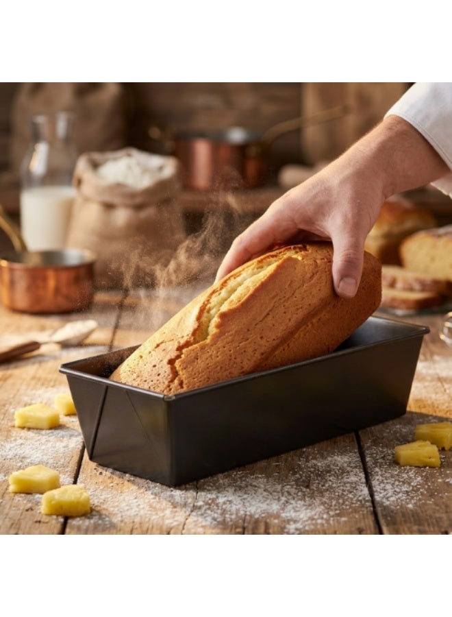 AMM Loaf Pan 36cm Non-Stick Bread Baking Pan – Heavy Duty Carbon Steel Rectangular Cake Mold, Large Bread Tin, Oven Bakeware Tray for Banana Bread, Cake & Meatloaf – Easy Release & Durable - Image 4