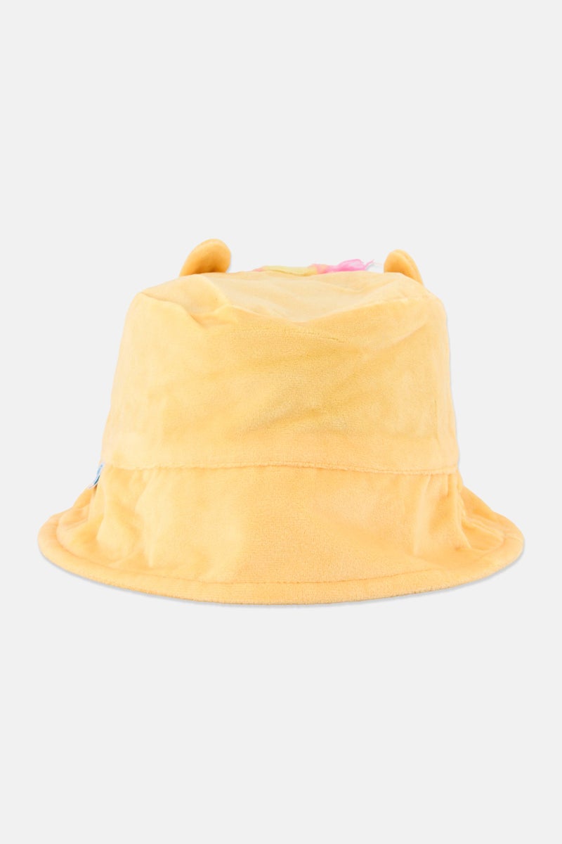 Squishmallows Kids Girl  Leonard Novelty Bucket Hat Yellow Combo - Image 2