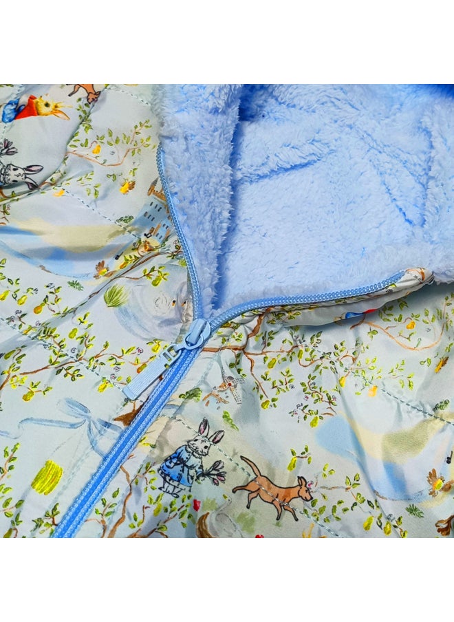 BabyShoora - Baby jumpsuit with fur inside and hood - Image 1