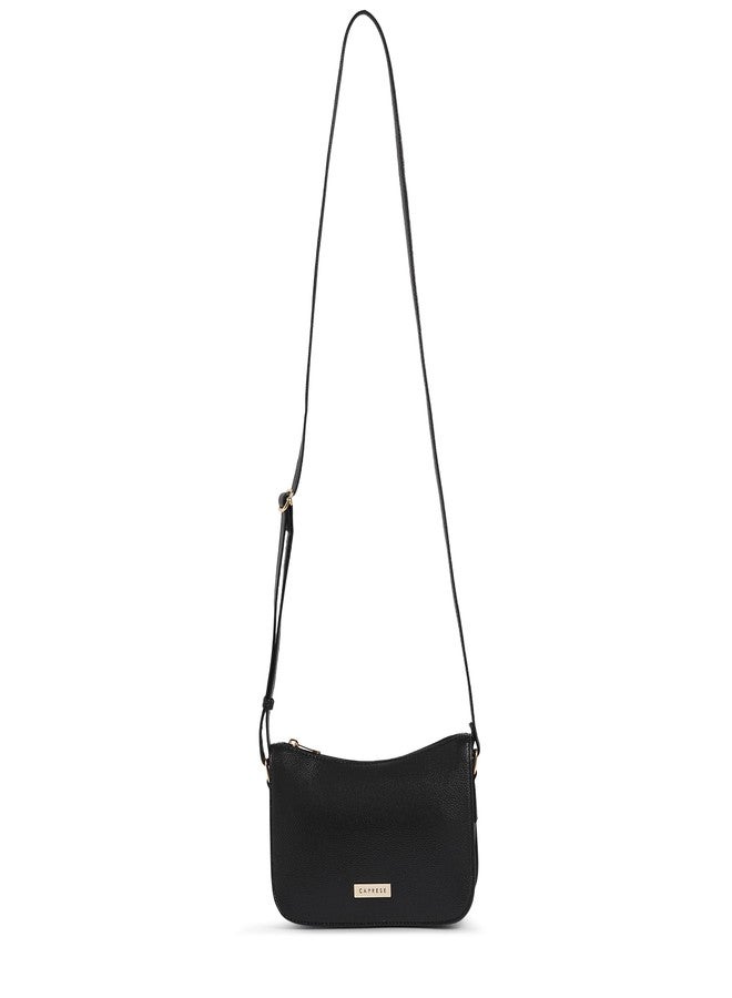 Caprese Carol Medium Sling Bag for Women with Adjustable Strap & Zipper Closure for Comfortable Wear | Versatile Handbag for Everyday Use, Travel, and Special Occasions (Black) - Image 1