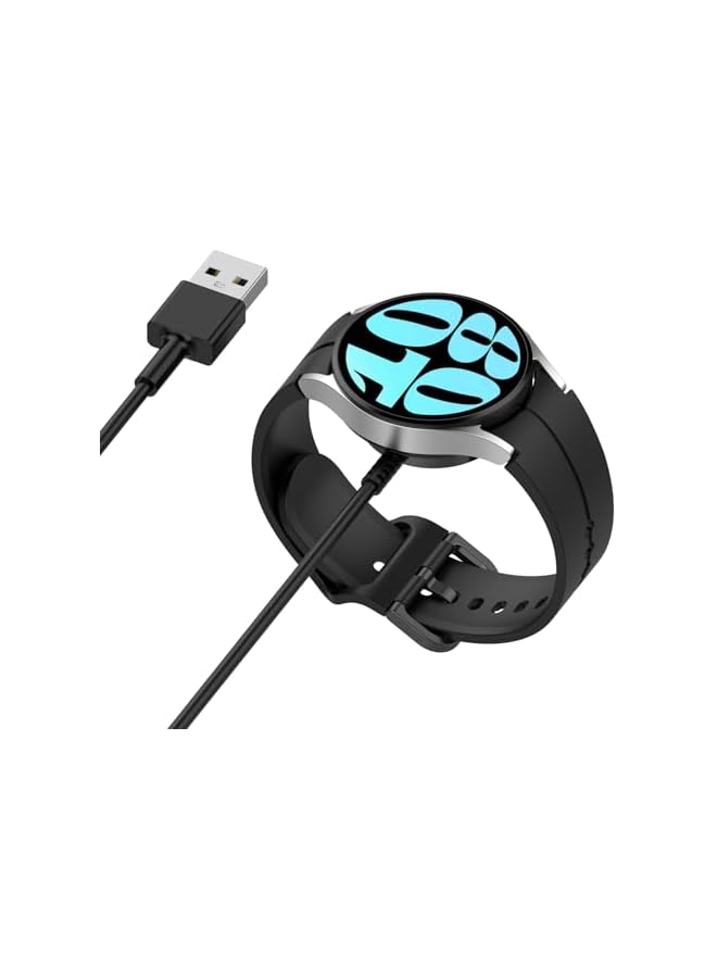 S-TOP Compatible with Samsung Galaxy Watch Ultra 2025 (47mm)/8 (40mm/44mm) Replacement Magnetic Attraction Charging Dock Cable USB A Cord Charger Smartwatch Accessories(1m/3.3ft) - Image 3