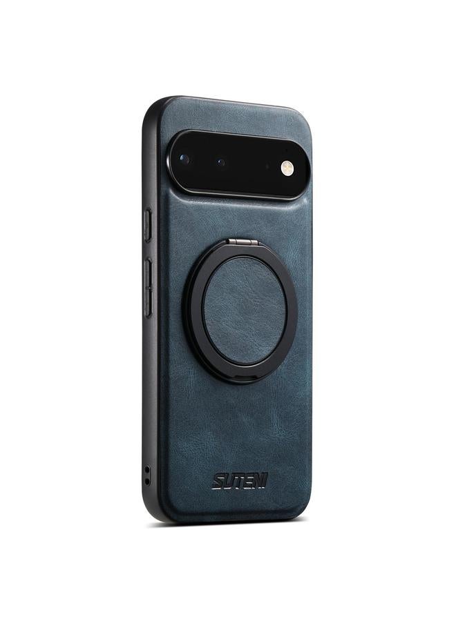 Suteni Case For Google Pixel 6 G3 G3 Oil Wax 360 Rotation Holder MagSafe Back Phone Case - Image 1