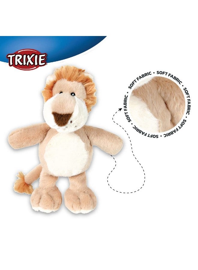 Trixie Animal Plush Toy For Dogs, Soft Cuddly Plush Toy, Made With Polyester, Comes With A Squeaker For Added Fun | Perfect For Both, Indoor & Outdoor Play Sessions - (Lion Plush - 22Cm) - Image 3
