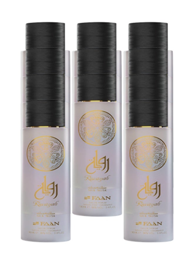 Faan 11 Pieces Riwayah Silk Musk Perfume For Women 100ml EDP - Image 1