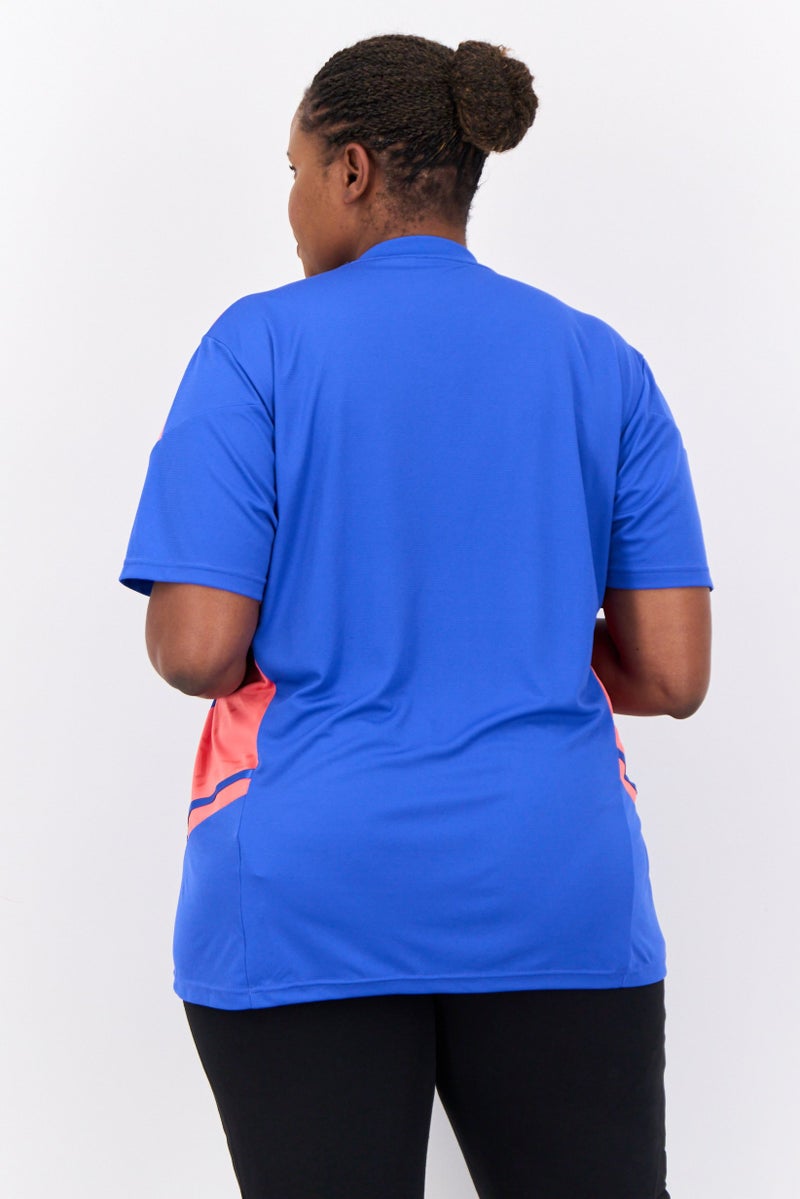 Adidas Women Sportswear Fit Short Sleeves Orlando Pirates Football Jersey Shirt, Blue  - Image 2
