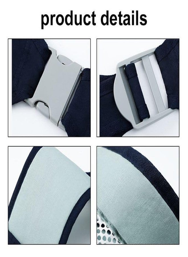 SANGOZ Ergonomic Baby Sling Carrier with Hip Seat | 100% Cotton Lightweight Toddler Carrier (8 Months–4 Years, Up to 20kg) | Adjustable Straps | Comfortable Side Carry for Parents - Image 4