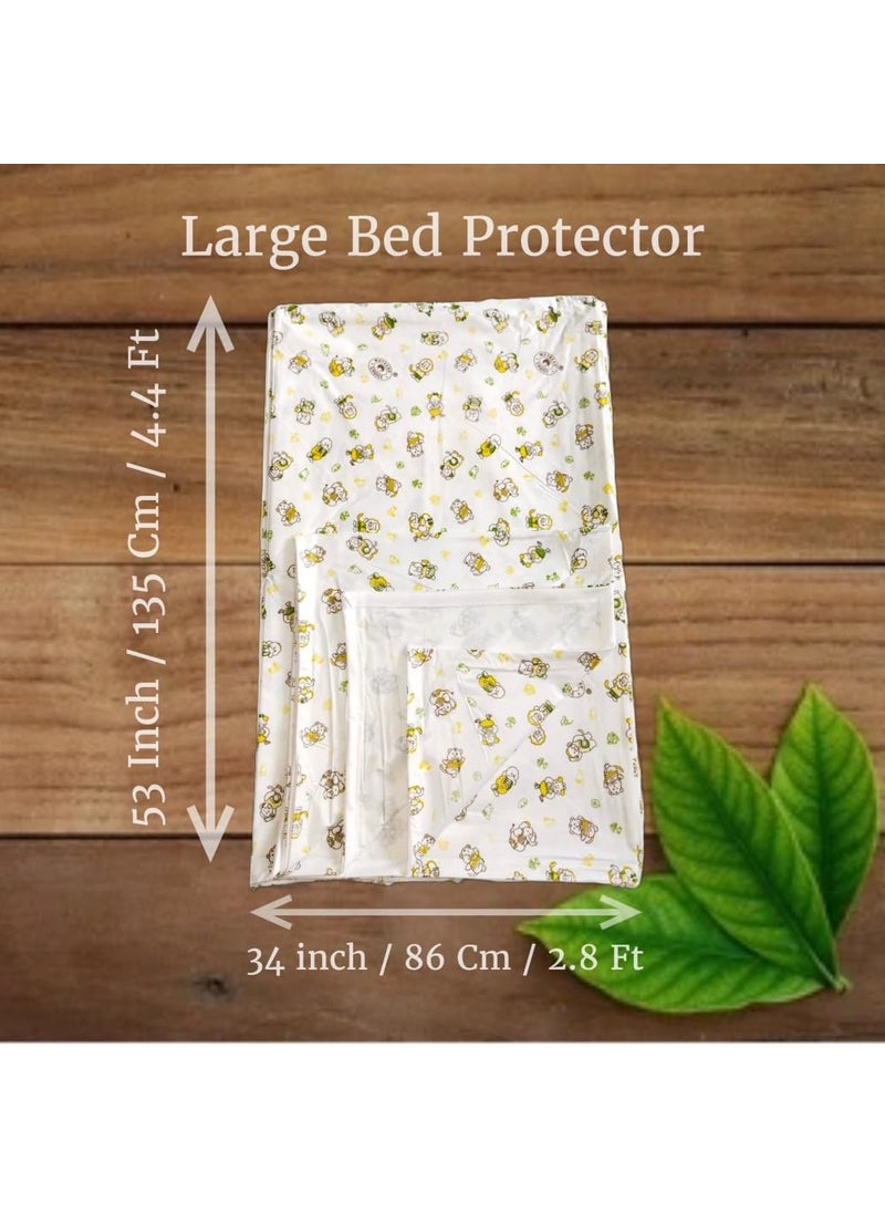 Mothers Choice - Mothers Choice® Large Size Waterproof Plastic Mattress Protection Urine Sheet for Baby/Adult (53 x 34 Inches) (White) - Image 1
