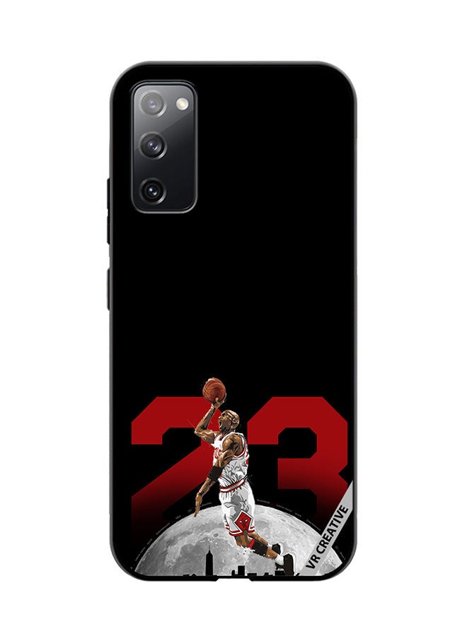 VR CREATIVE Protective Case Cover For Samsung Galaxy S20 FE 5G Lebron 23 Over The City Design Multicolour - Image 1