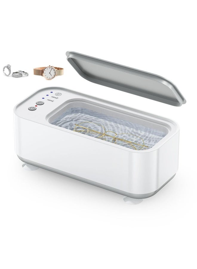 Relex Ultrasonic Cleaning Machine, can be Used for 2 Hours. Lightweight, Portable, Equipped with Touch Control and 3 Modes, Suitable for Glasses, Rings, Coins, Watches, dentures, Jewelry - Image 1