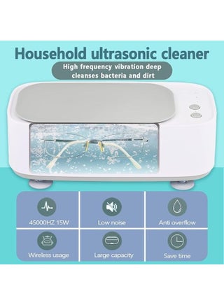 Ultrasonic Cleaning Machine, can be Used for 2 Hours. Lightweight, Portable, Equipped with Touch Control and 3 Modes, Suitable for Glasses, Rings, Coins, Watches, dentures, Jewelry - view 5