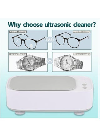 Ultrasonic Cleaning Machine, can be Used for 2 Hours. Lightweight, Portable, Equipped with Touch Control and 3 Modes, Suitable for Glasses, Rings, Coins, Watches, dentures, Jewelry - view 3