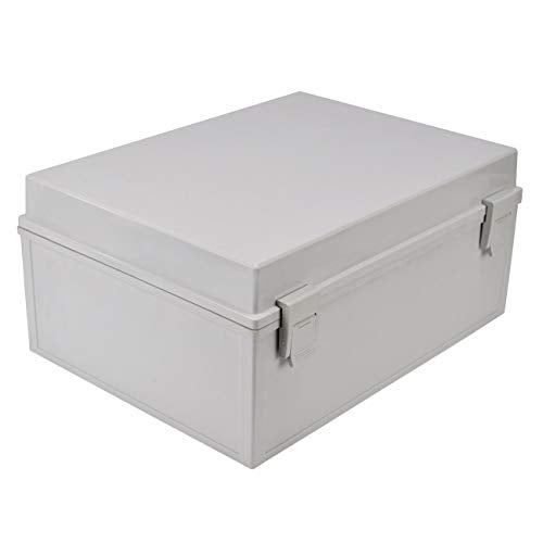 Ogrmar ABS Plastic Dustproof Waterproof IP65 Junction Box Universal Electrical Project Enclosure with Lock (11.8"x7.8"x6.3") - Image 1