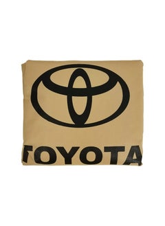 TOYOTA Seat Dust Dirt Protection Cover, Extra Protection For Your Seat 2 Pcs Set, Car Seat Cover, Beige  - Image 2