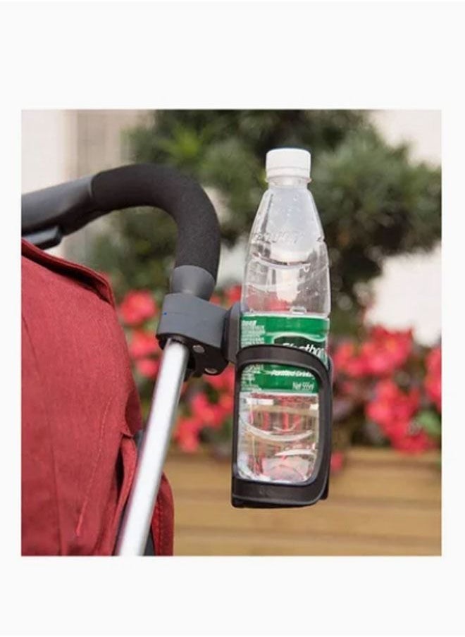 ZCM-HAPPY - Stroller Cup Holder and 2 Piece Multi-purpose 360-degree Rotated Strong and Sturdy Stroller Hooks - Image 1