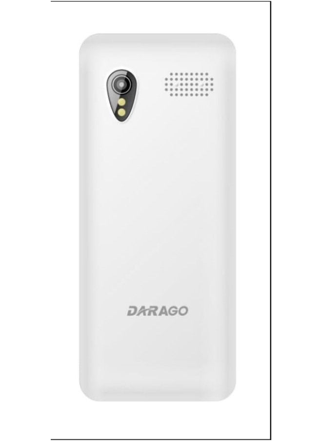 داراغو - D13 ثنائي الشريحة أسود 32 ميجابايت 2G-أبيض - Image 1