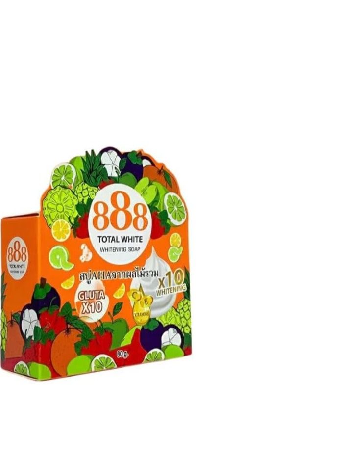 888 توتال وايت صابونة التبييض توتال وايت راديانس جلوتا 888، 80 جرام - Image 2