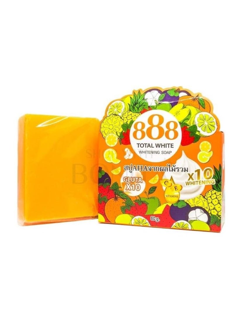 888 توتال وايت صابونة التبييض توتال وايت راديانس جلوتا 888، 80 جرام - Image 3