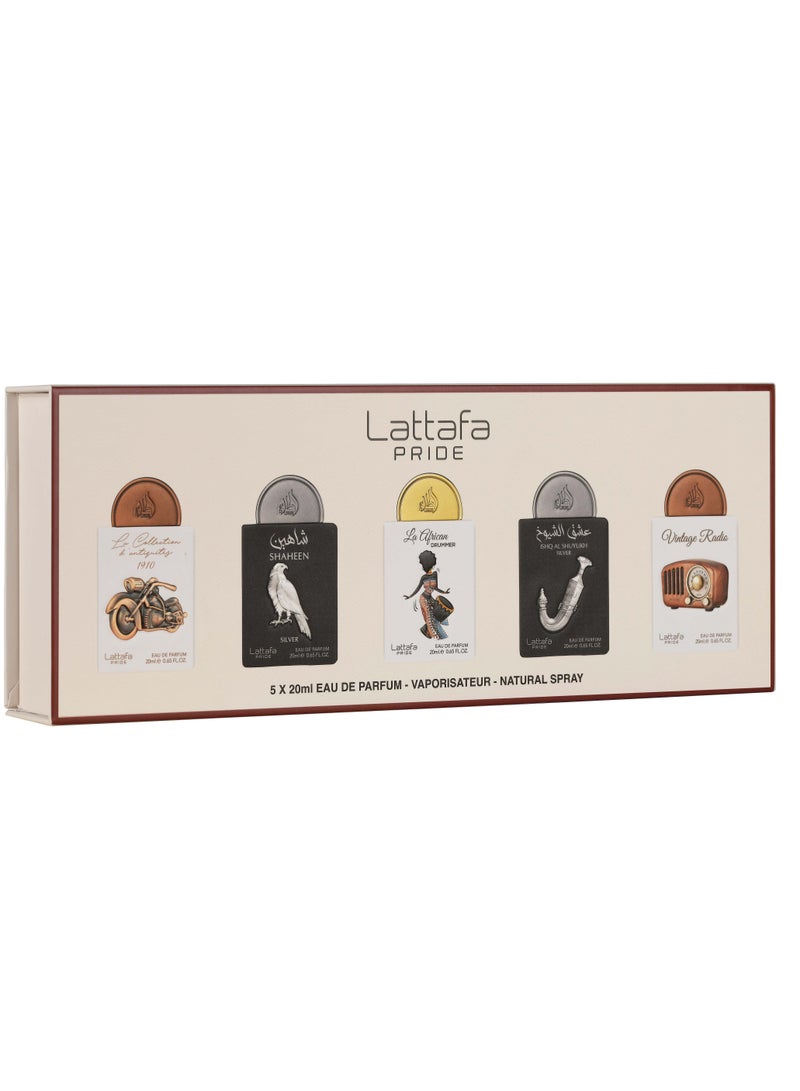 Lattafa Pride 1 x 5 Piece Giftset Collection 5 - 20*5 ml
