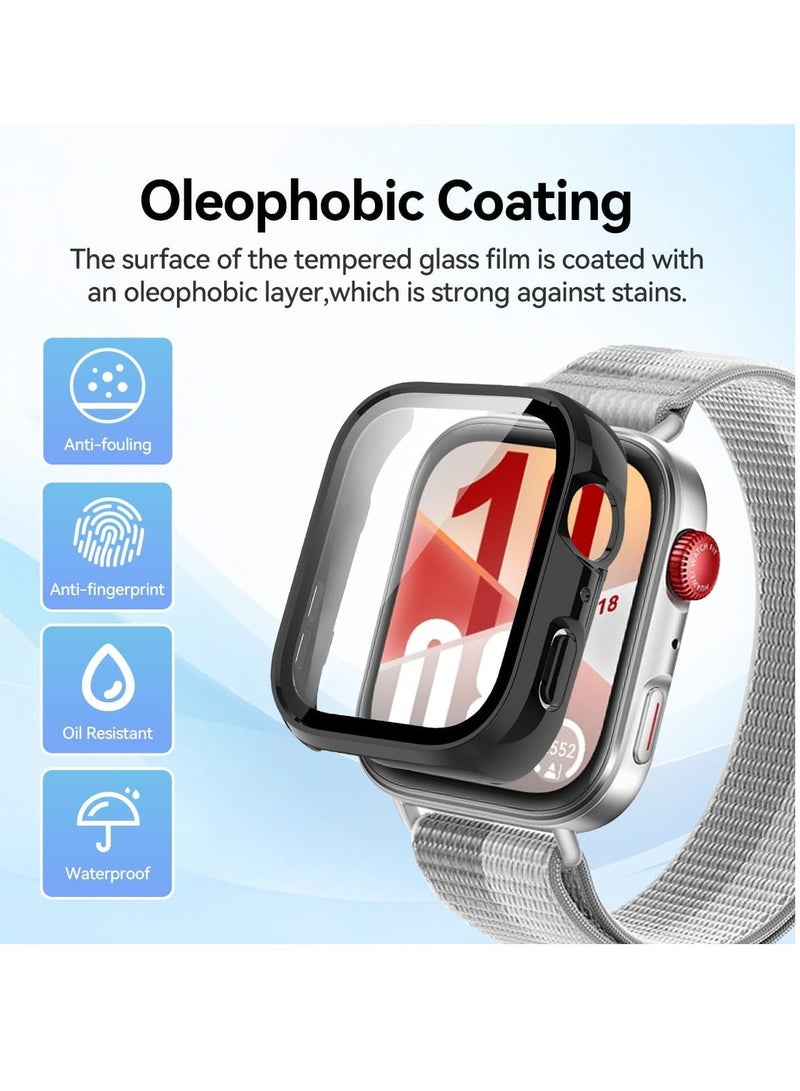 MIGOFAST Screen Protector for Huawei Watch Fit 4, All-around Anti Scratch Shockproof Protective Hard PC Full Cover Tempered Glass Compatible with Huawei Watch Fit 4  Clear - Image 3