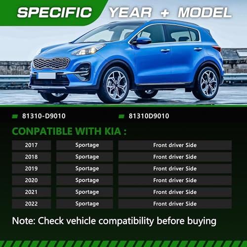TCFWED Door Lock Latch Actuator Compatible with Kia Sportage 2017 2018 2019 2020 2021 2022,Front Driver Side,Replace # 81310-D9010 81310D9010 - Image 2