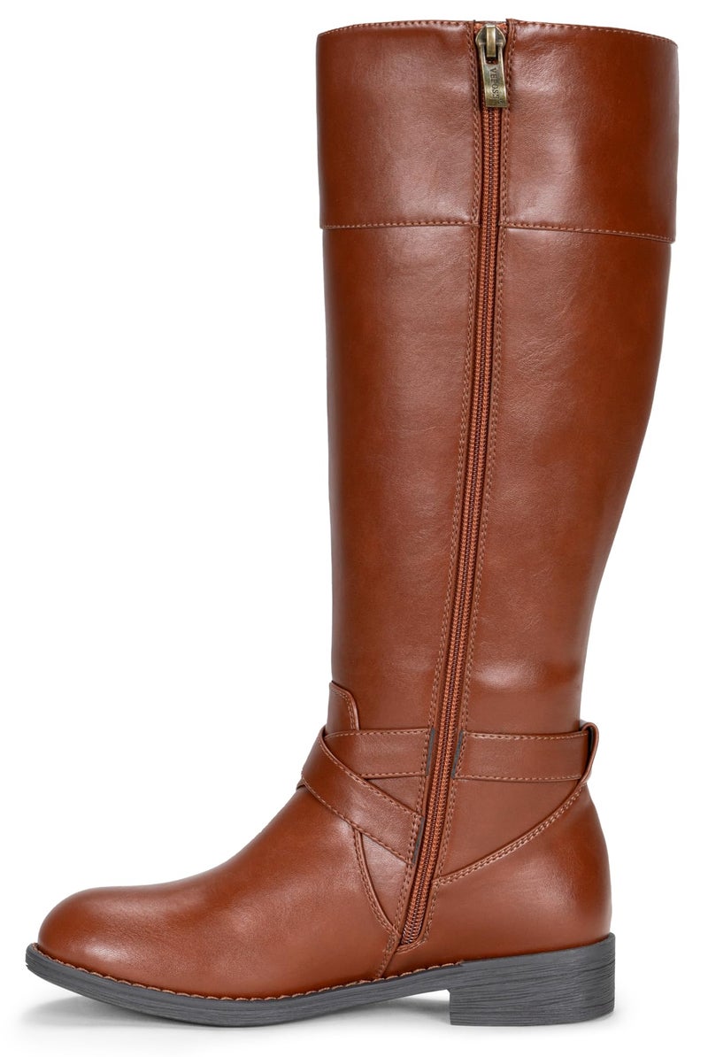 Vepose Women's Knee High Boots, Fashion Riding Tall Boot with Zipper, 948 -Mocha Brown, Size 8 US - Calf Boots (CJY948 Mocha Brown 08) - Image 3