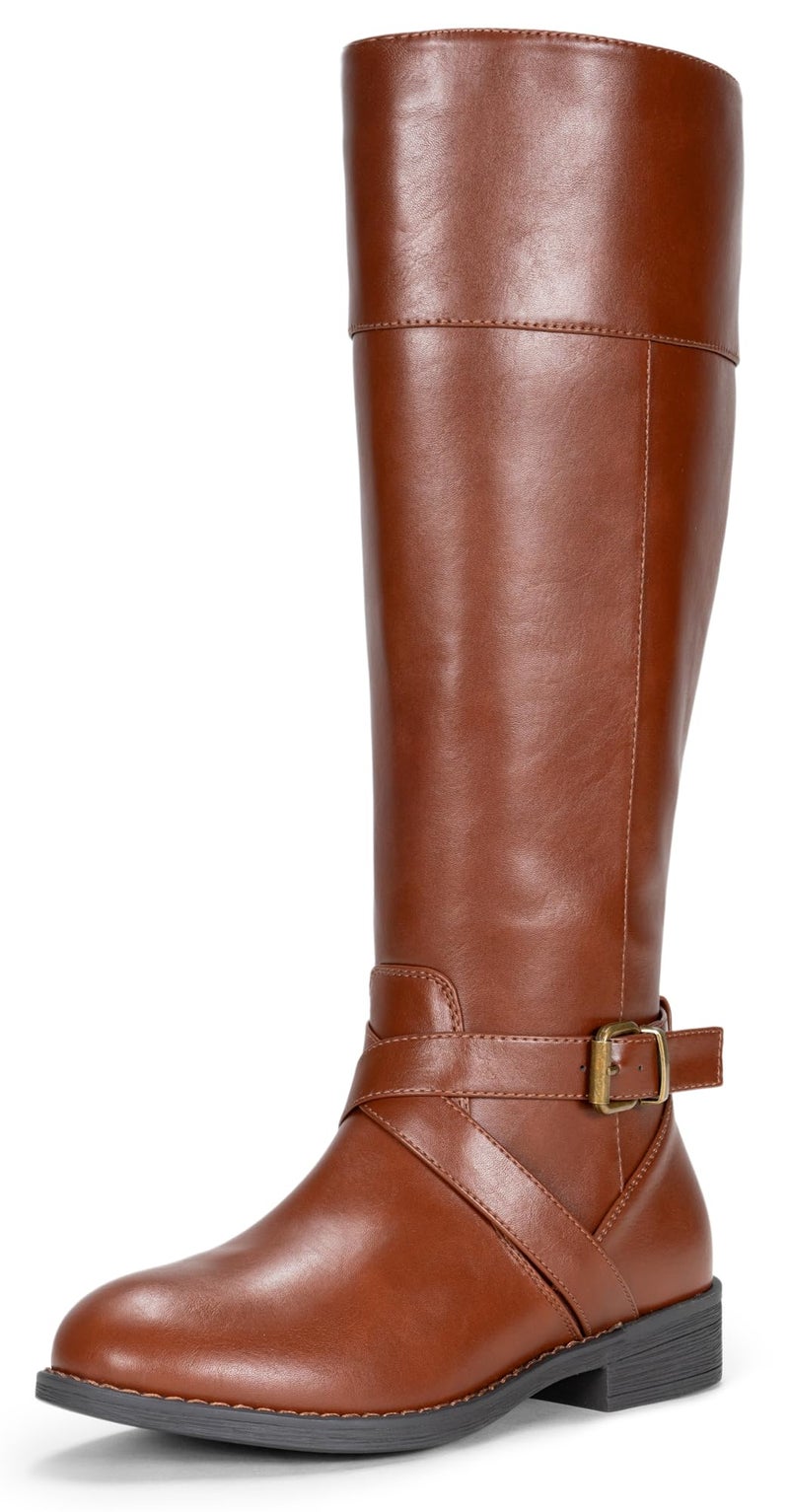 Vepose Women's Knee High Boots, Fashion Riding Tall Boot with Zipper, 948 -Mocha Brown, Size 8 US - Calf Boots (CJY948 Mocha Brown 08) - Image 1