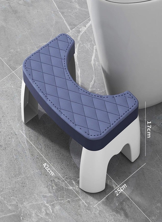waqif Toilet Stool for Kids Toddler Toilet Step Stool Soft Toilet Stool Bathroom Hair Non-Slip Treading Stool Office Padded Footstool - Image 2