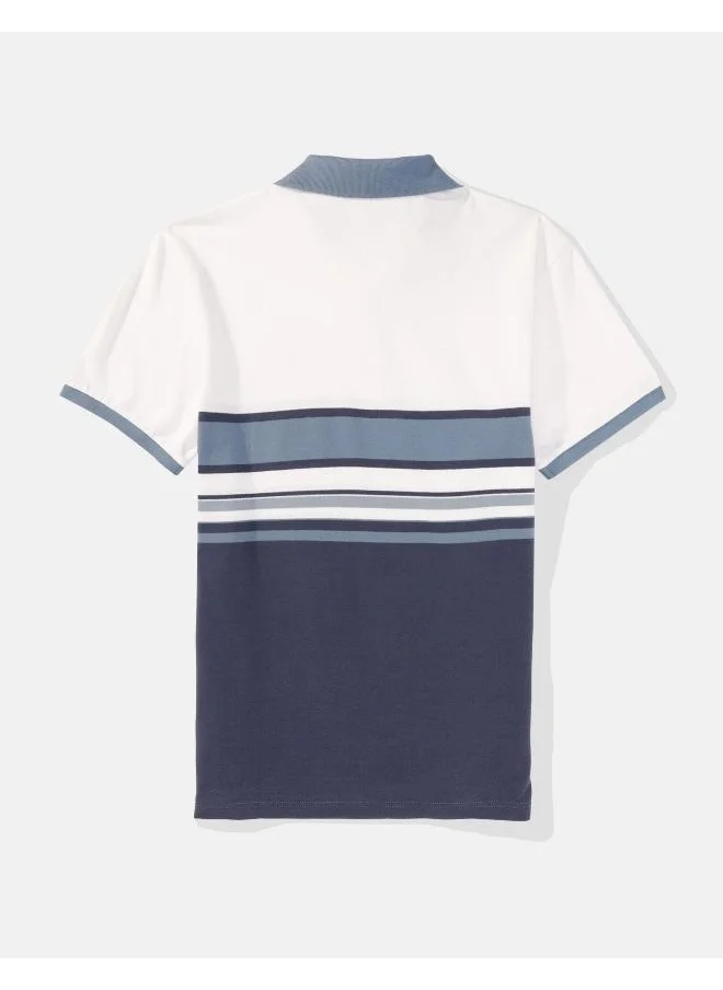 امريكان ايجل AE Striped Polo Shirt