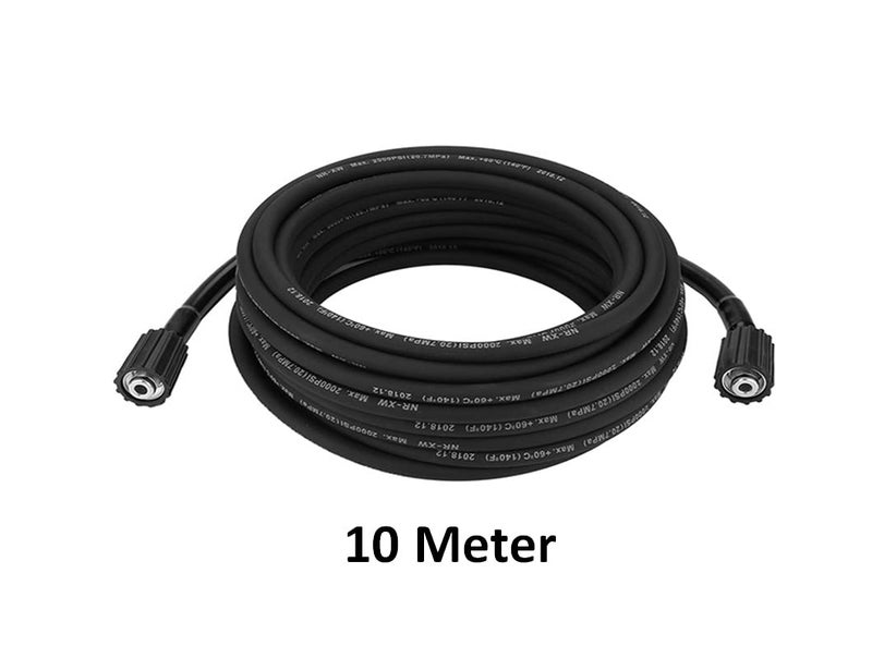 Bilvina 10 Meter32Ft High Pressure Washer Accessories Hose Cord Pipe Car Wash Hose Water Cleaning Extension Flexible Hose Pipe Black Pack of 1 - Image 2